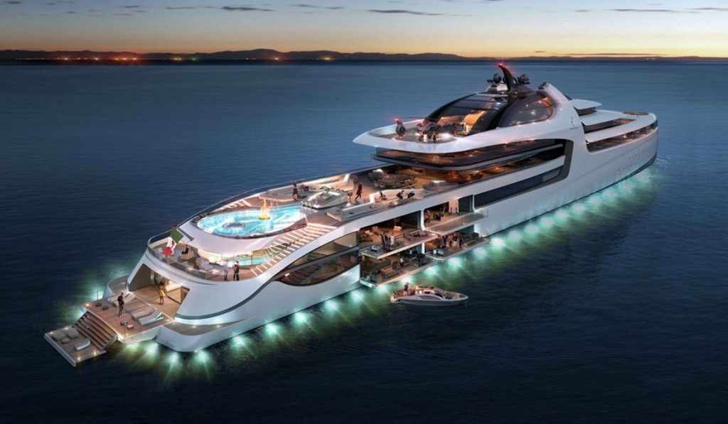 The 500 feet mega-yacht soon to be revealed at "The Monaco Yacht Show 
