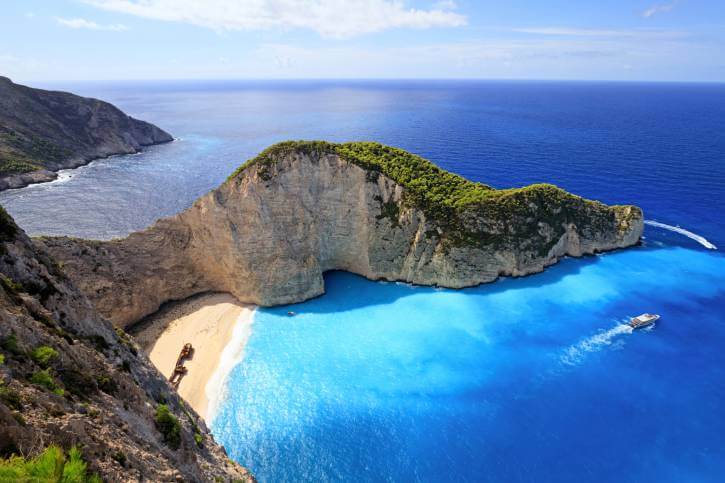 Paleokastritsa Beach, Corfu, Greece