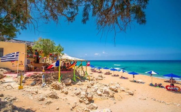 Red Beach - Crete, Greece nude beach