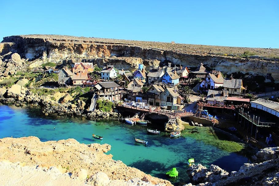 luxury malta popay village boats architecture