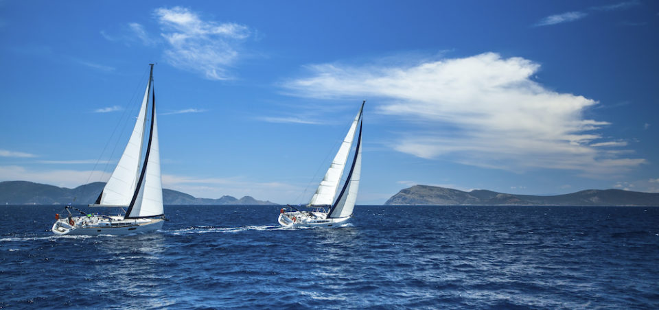 parts of a catamaran sailboat