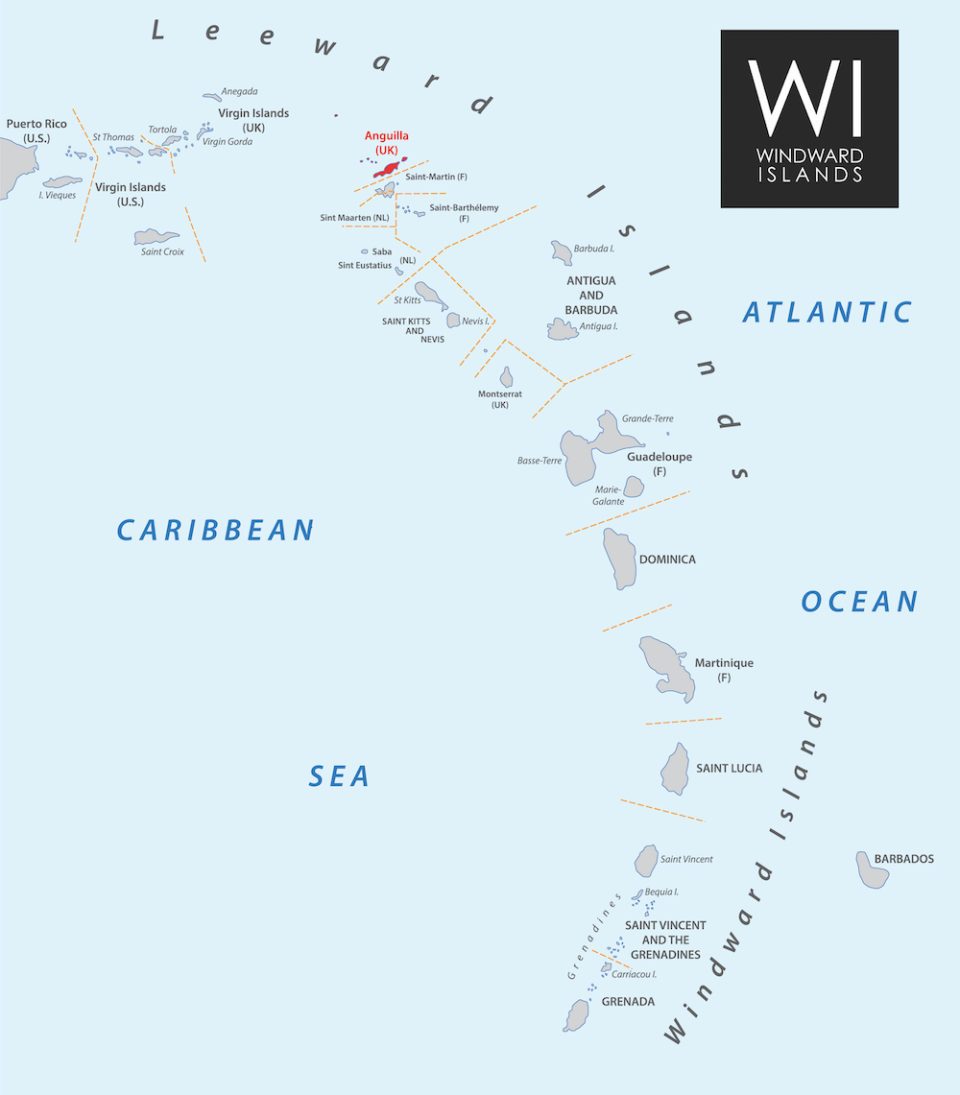 windward leeward islands caribbeans
