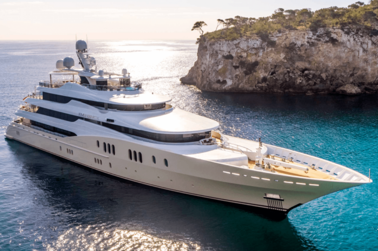 how much to rent a mega yacht for a day
