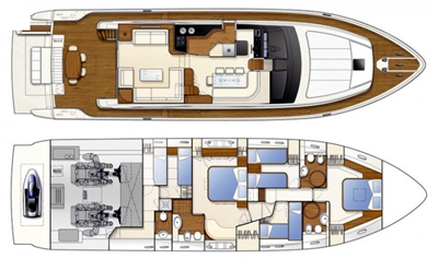 Ferretti Yacht 700 Layout 1