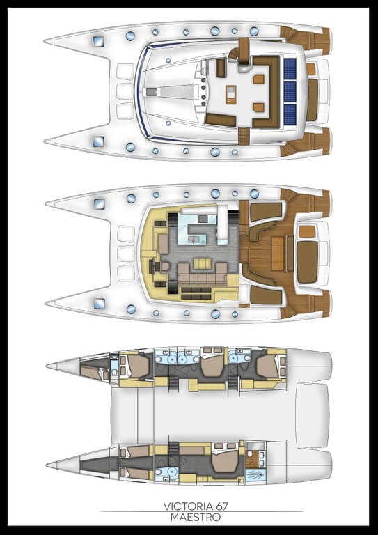 Fountaine-pajot Victoria 67 Layout 1