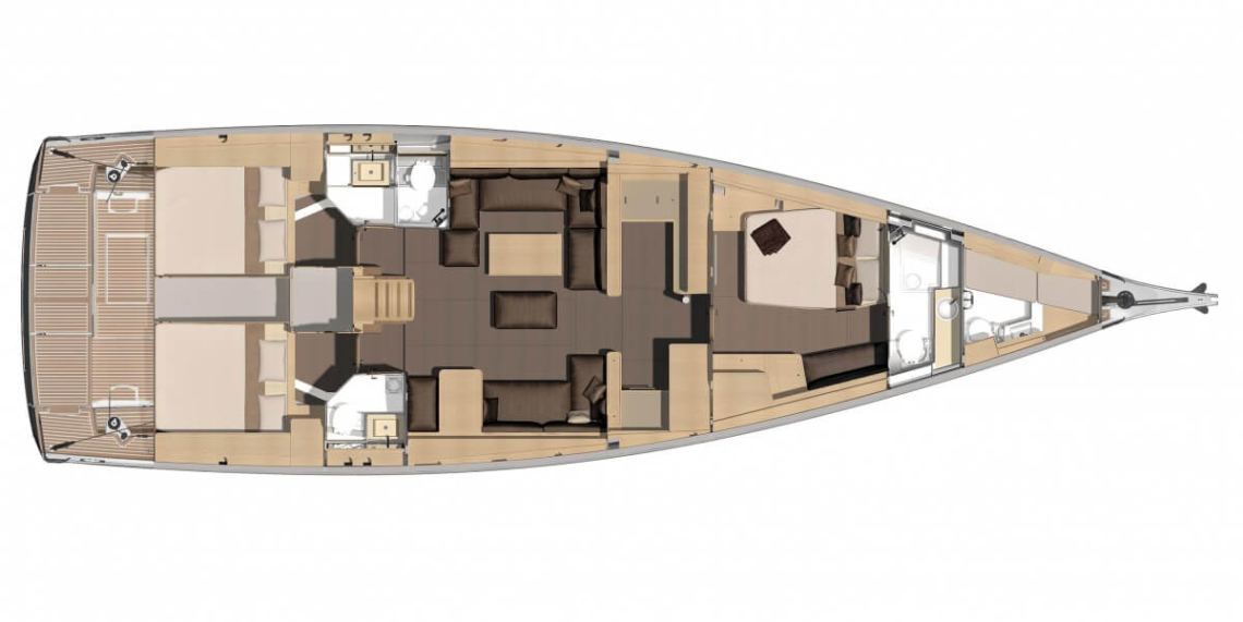 Dufour-yachts Dufour 560 Layout 1