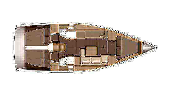 Dufour-yachts Dufour 382 Layout 1