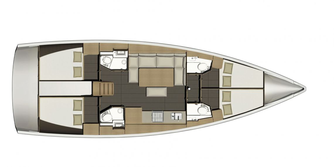 Dufour-yachts Dufour 460 Layout 1