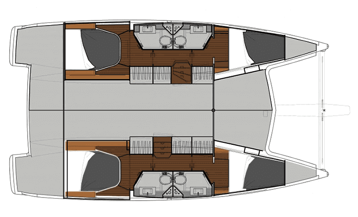 Fountaine-pajot Lucia 40 Layout 1