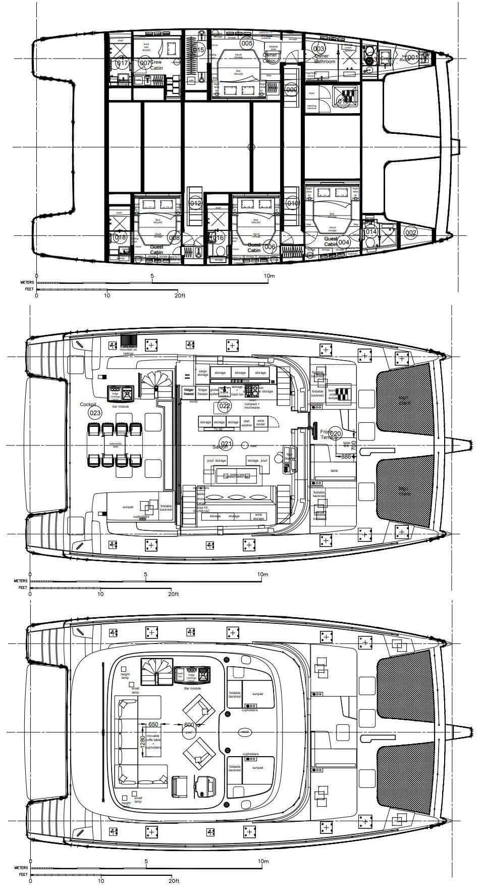 Sunreef-yachts Sail 60loft Layout 1