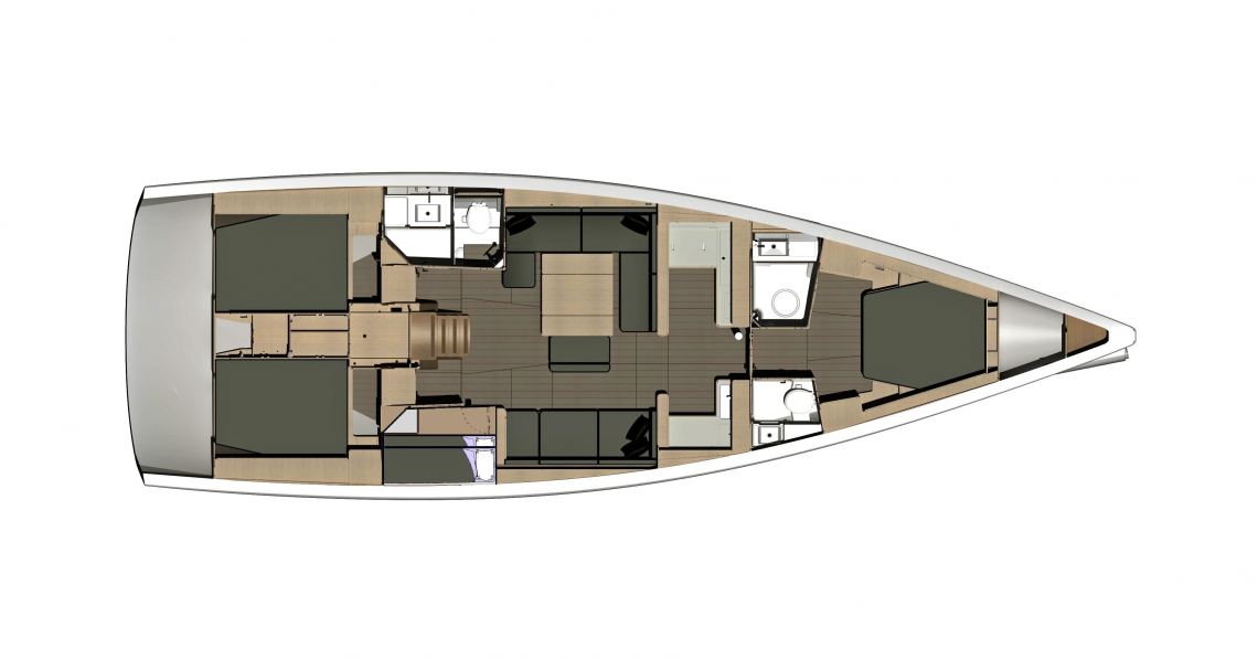 Dufour-yachts Dufour 500 Layout 1