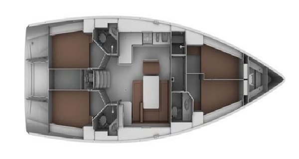 Bavaria-yachts Bavaria 45cruiser Layout 1