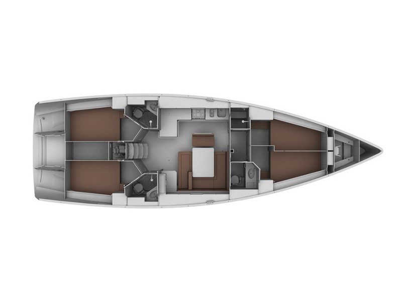 Bavaria-yachts Bavaria 45cruiser Layout 1