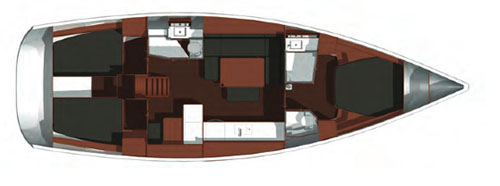 Dufour-yachts Dufour 450 Layout 1