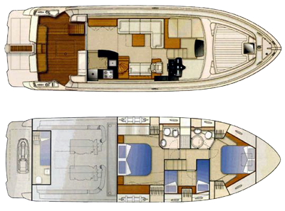 Ferretti Yacht 530 Layout 1