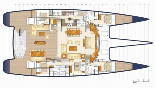 110 luxury catamaran interior layout – superyachts news