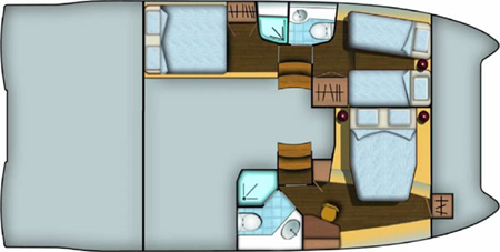 Fountaine-pajot Summerland 40 Layout 1